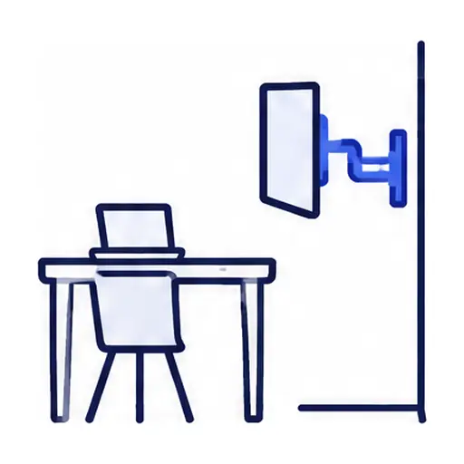 Schematic icon: Home Office TV Mounting