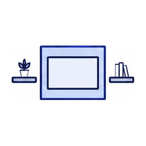 Schematic icon: Media Wall & Niche TV Installation