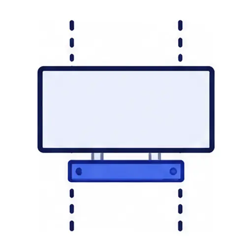 Schematic icon: TV Wall Mounting