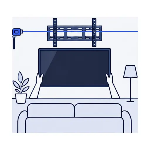 Illustration: step 3 — Studs, height, level